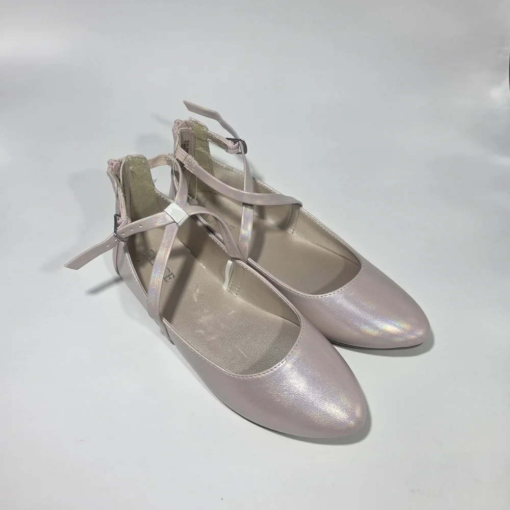 Place Pink Iridescent Kids Dress Shoes